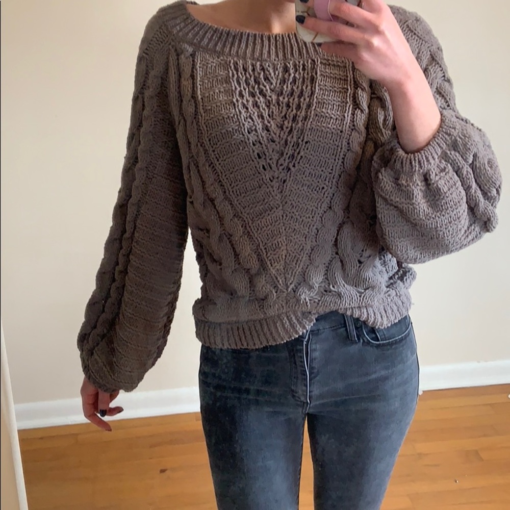 Grey/brown sweater